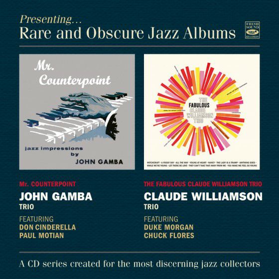 MR. COUNTERPOINT + THE FABULOUS CLAUDE WILLIAMSON TRIO (2 LP ON 1 CD) |  jazzyell.jp【ジャズエール】｜世界のジャズCD・LPの通販